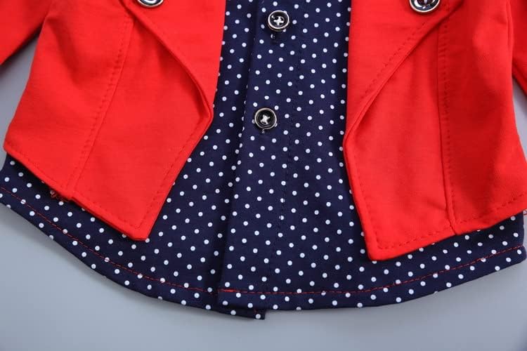 Baby Boy Clothes Toddler Casual Outfits for Children Two Piece Suit Long Sleeve Jacket+Sports Pants - Image 4