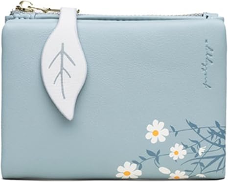 Amazon Co Jp Puレザー 二つ折り財布 レディース 花柄 ミニ財布 かわいい ファスナー ショートウォレット 派手 エレガント 上質 多機能 入職 卒業 福財布 プレゼント お出かけ コンパクト 携帯便利 カード収納 軽量 革財布 シューズ バッグ