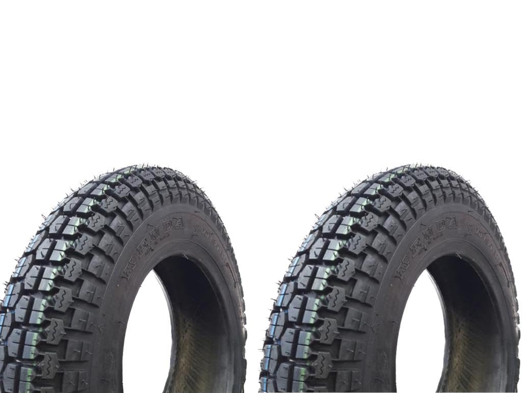 2x Reifen 3.50-8 K303 4P 46J TT passend für Roller, Scooter, Motorrad – Hohe Tragfähigkeit, Ausgezeichneter Grip, Robuste Konstruktion