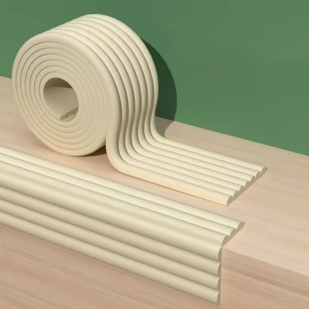 Protectores de bordes acolchados a prueba de bebés, protectores de bordes con cintas adhesivas para columna de garaje, protectores de bordes de mesa para protectores de esquinas de bebé, protectores