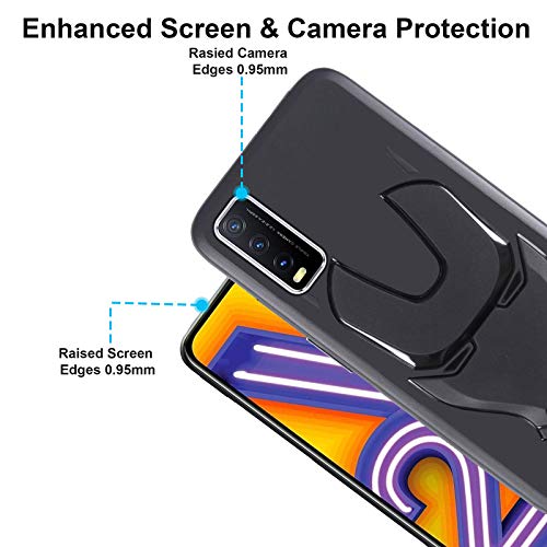 Image of VIDO 3D Iron Man Avengers Back Case Cover | 360 Degree Protection | Shock Proof | Screen & Camera Protection | Soft Silicon Rubberised Back Cover for Vivo Y20i / Y20