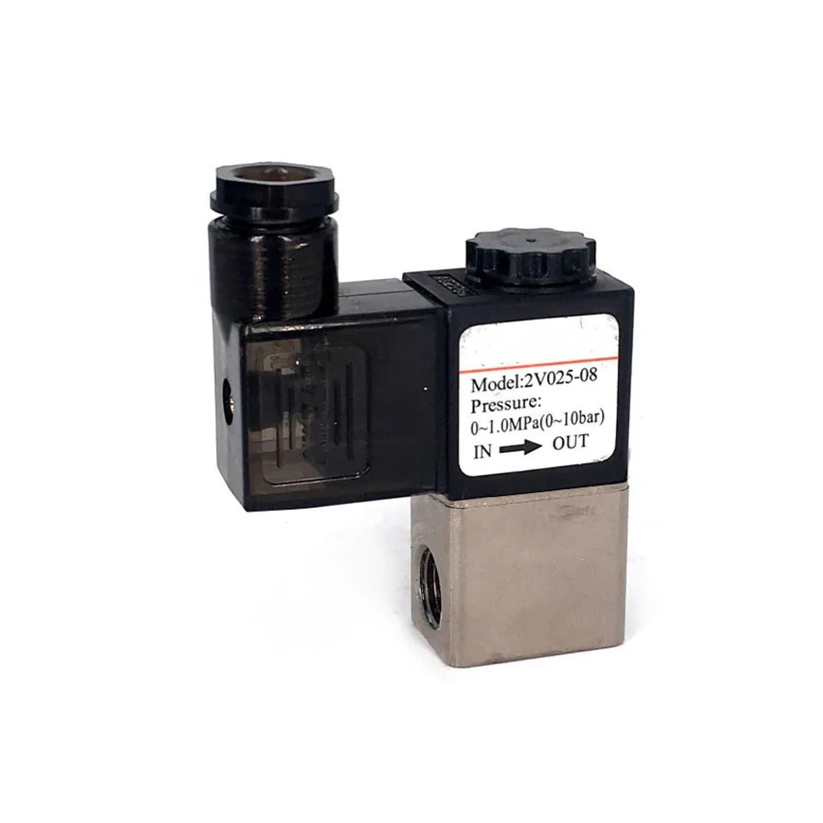 Électrovanne pneumatique 2V025-08 AC110V 1/4" NF pour circuit d'air comprimé
