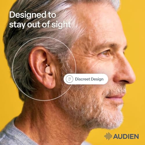 Image of Audien Atom Air Rechargeable OTC Hearing Aids + Wax Guard Kit Bundle