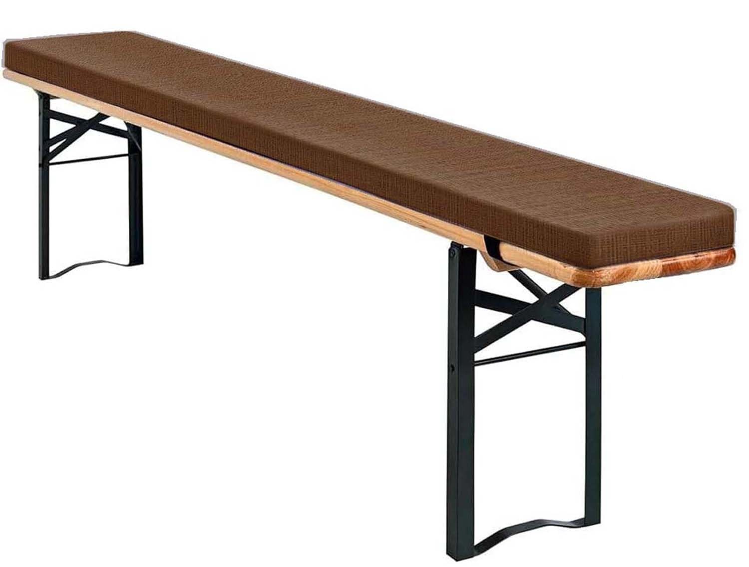 Banco de jardín Cush 190 x 23 x 3 cm, mesa antideslizante, lavable, perfecto para patio y comedor, ideal para uso doméstico y jardín, accesorio de asiento al aire libre