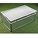 Produktbild Frühbeet Alu 100x60x40cm Polycarbonat Gewächshaus Frühbeetkasten Treibhaus