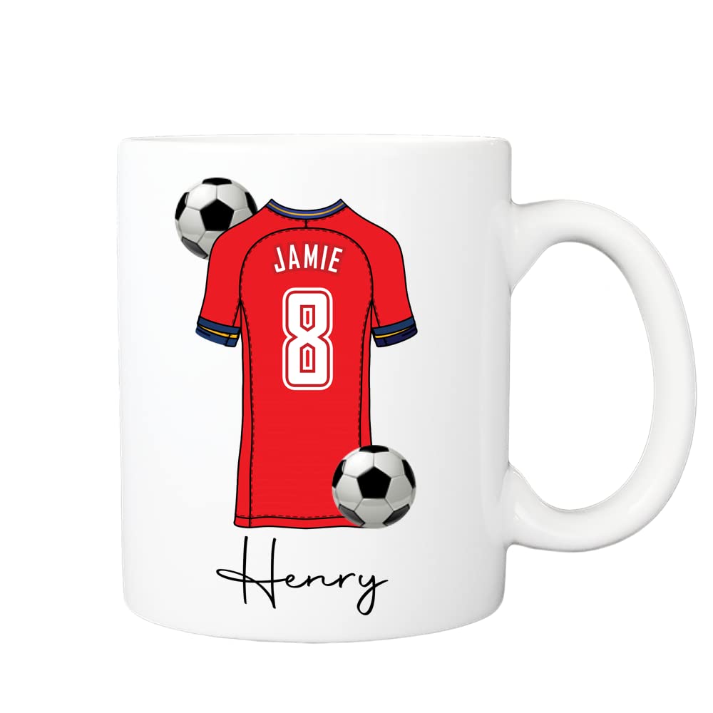 Pickhut Personalised World Cup 2022 Football Mug (Spain)