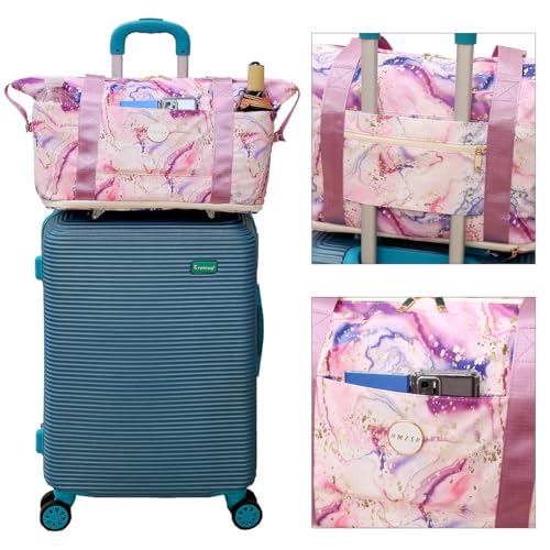 Large Travel Duffel Bag With Wheels Waterproof Lightweight, Sports Tote Gym Bag, Carry on Luggage with Dry&Wet Separation for Gym, Vacation4