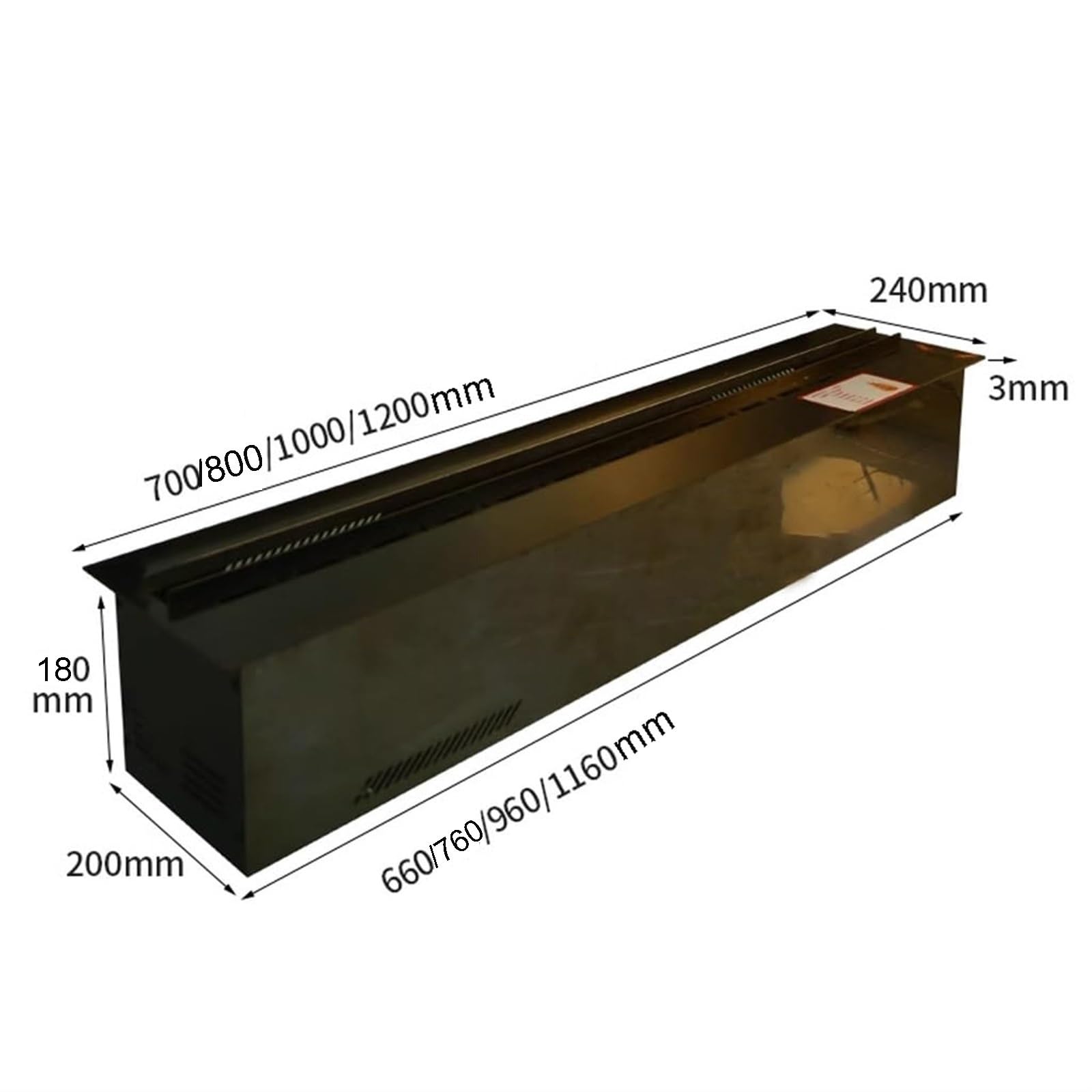 Kominek atomizujący 3D, wpuszczany kominek elektryczny z ekranem LCD, kominek parowy ze zdalnym sterowaniem i kontrolą APP, regulowane 64 kolory płomienia, realistyczny kolor płomienia(70cm/27.6in)