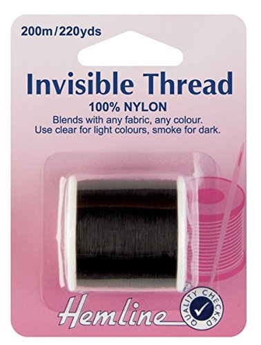Hemline-H241/Smoke Hemline-Filo invisibile, 100%