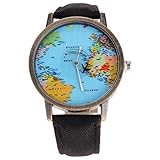 Speziell geeignet für Reisen; wenn Sie einen Reisetraum haben, sollten Sie eine Reiseuhr haben; Retro-Look; schöne Farben.