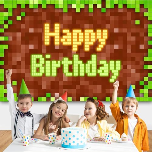 Kids Game Theme Backdrop (5x3ft)