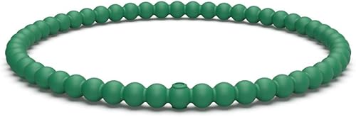 Enso - Pulsera de silicona apilable con cuentas, pulsera de goma hipoalergénica, cómoda banda flexible para un estilo de vida activo, silicona de