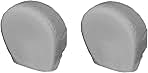 Explore Land Tire Covers 2 Pack - Tough Tire Wheel Protector for Truck, SUV, Trailer, Camper, RV - Universal Fits Tire Diameters 26-28.75 inches, Charcoal