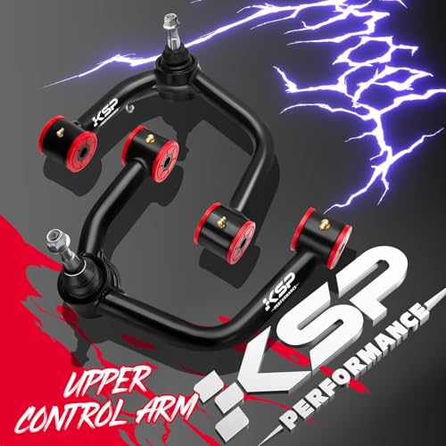 Image of KSP 2-4 inch Upper Control Arms for Tacoma 2004-2023, Adjustable Front Upper Control Arm Compatible with Toyota Hilux Fortuner 2004-2023, Front Steel Tubular On Right and Left UCA Fit Prerunner 2005+up