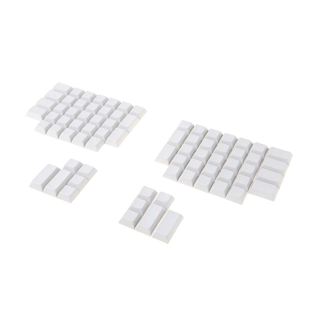 76 chiavi DSA PBT Ergodox vuote per tappi chiave, chiave meccanica unica senza incisione