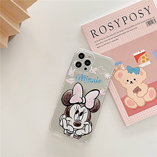 Mc Fashion Iphone 11 Case, Cute Cartoon Print, Soft Flexible Clear Transparent Tpu Case For Iphone 11 6.1 Inch 2019 (Minnie Mouse) #TOP2