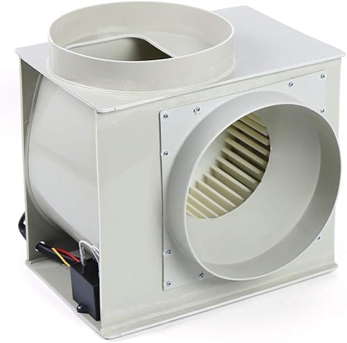 Kaibrite Extractor centrífugo de 10 pulgadas, ventilador centrífugo de grado comercial 1354CFM, ventilador de ventilación, ventilador de laboratorio
