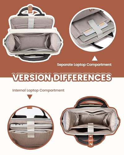 Image of LOVEVOOK Laptop Backpack for Women, 15.6 inch Waterproof Nurse Bag Teacher Work Backpack Purse for Women, Travel Computer Backpack for College Office Business Ladies