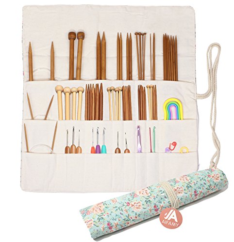 Knitting Needles Holder Case Rolling Organizer for Crochet Hooks Accessories (Sweet Floral) Knitting Needles Holder Case Rolling Organizer for Crochet Hooks Accessories (Sweet Floral)
