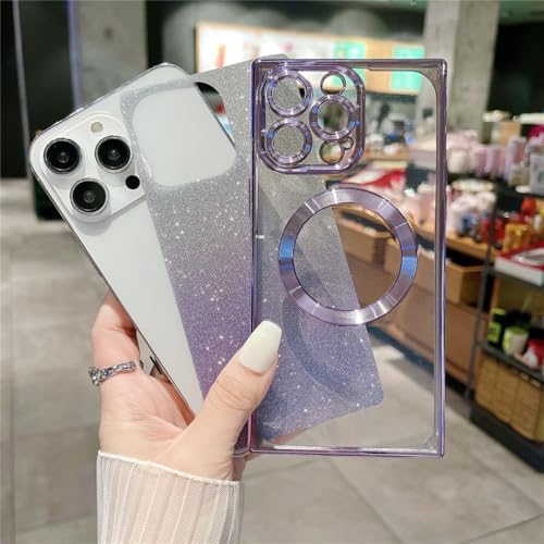 Coque iPhone 11 paillettes aimantée pour éviter les rayures de l'objectif