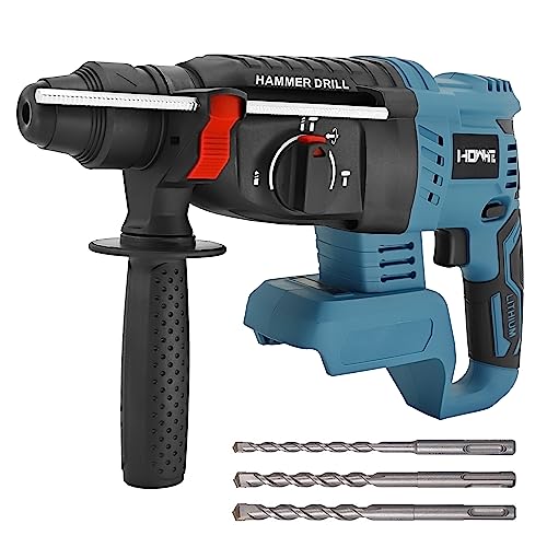 Howhite 充電式 ハンマドリル 18v マキタバッテリー対応 コンクリートドリル...