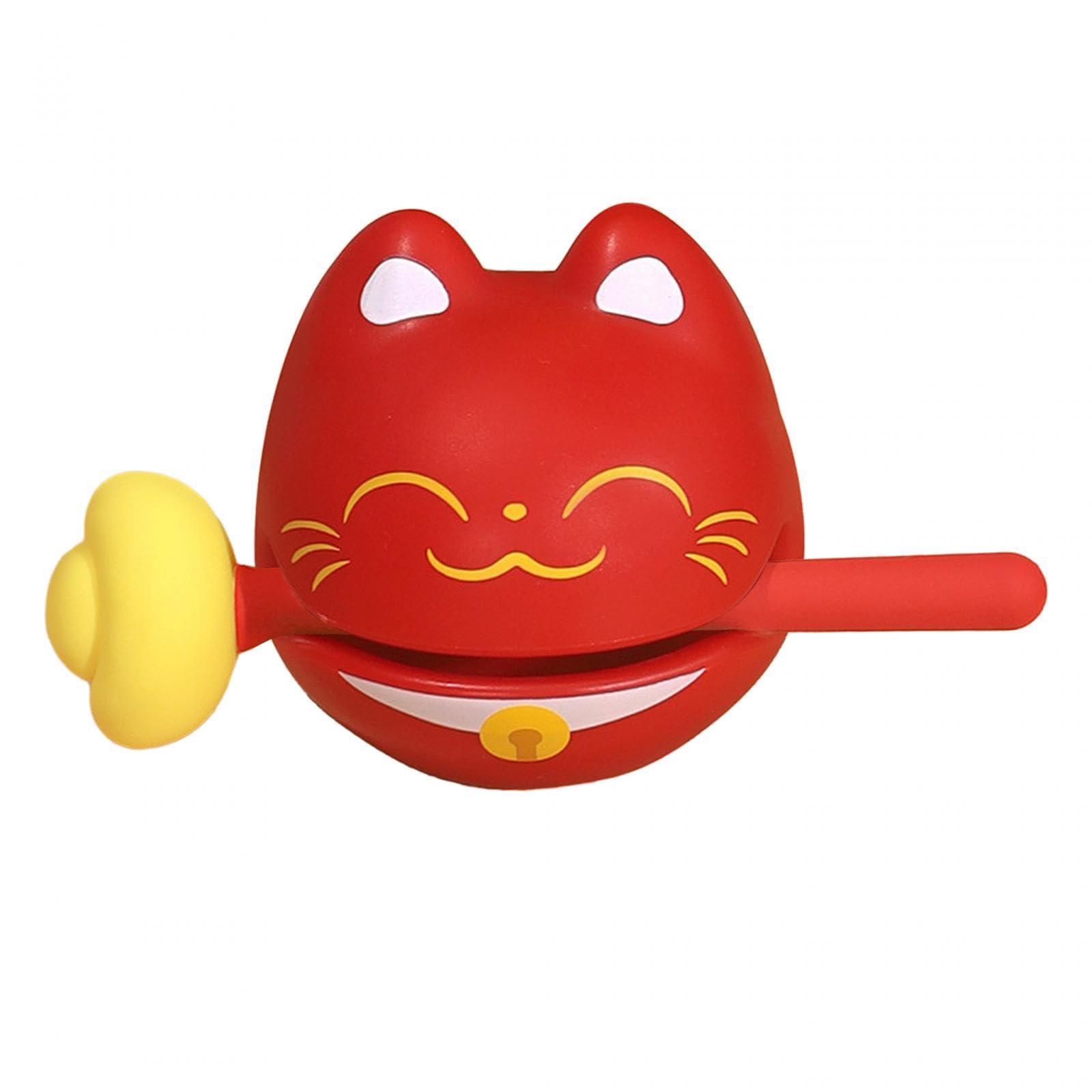 DYNWAVE Percussion Tool Wooden Fish for Meditation, Red