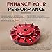Speedway Billet Aluminum Flywheel For Predator 196cc, 212cc NonHemi Cast,For Honda GX160 GX200,Advance timing of approximately 32 Degrees Red Minibike Performance Parts
