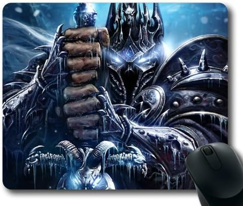 Wrath of the Lich King Mouse Pad, Customized Rectangle Mousepad Diy By Bestsellcase