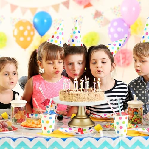 Ruckae White Ceramic Cake Stand 12 Inch Metal Wedding Cake Plate Round Dessert Stand Cake Plate Cupcake Stand for Party Table Display - Image 7