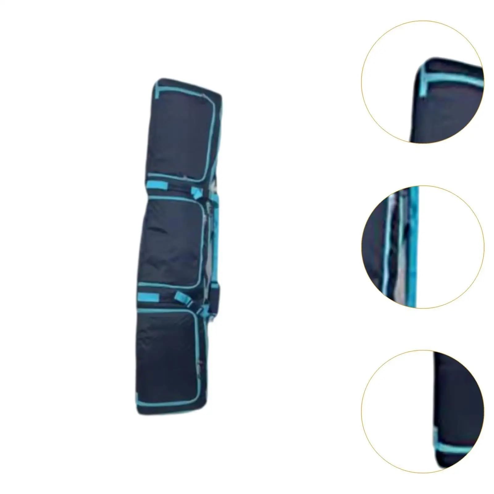 Borsa portasci e snowboard con ruote, grande capacità, per riporre gli sci in inverno