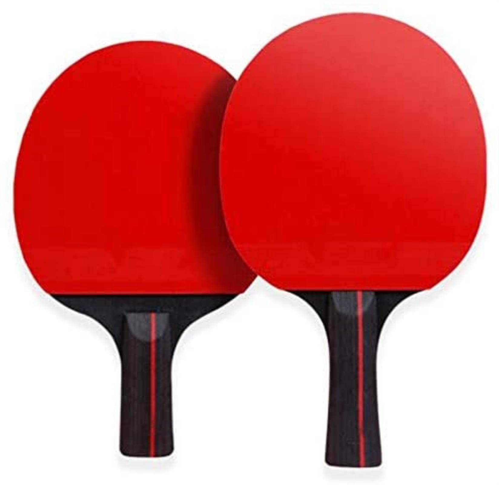 Tischtennisschläger, Set Doppelschläger enthält 3 Bälle 1 Schlägerset Doppelter Antihaft-Profi-Tischtennisschläger Tischtennisschläger-Set