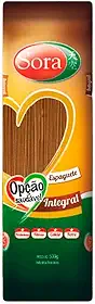 Macarrão Espaguete Integral Vegano Sora 500g