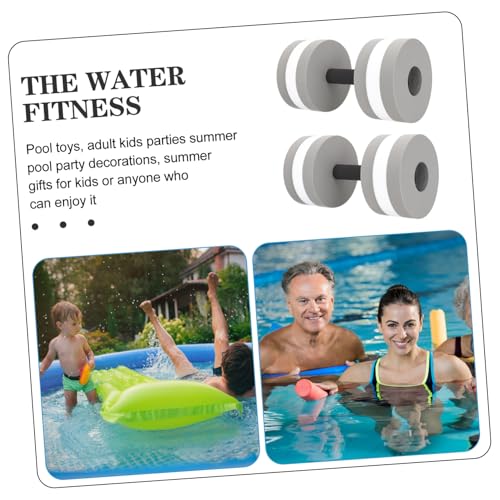 2 Pesas Acuáticas EVA para Piscina Gris miniatura 4