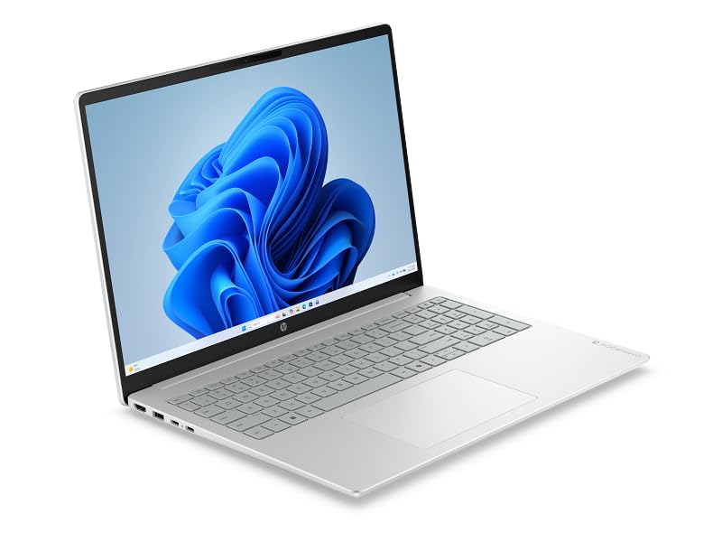 Image of HP OmniBook 3 Personal Laptop, 2026, 16 inch 1920x1200 Touch, AMD-4 Core Ryzen 5 40, 8GB LPDDR5, 512GB SSD, Win11 Pro, Wi-Fi 6, BT 5.4, 1080p FHD Camera, Glacier Silver