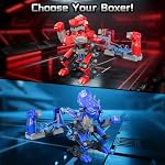 Hydraulic Boxing Bots Building Kit, STEM Educational Fighting Game Set, 2-Player Battle Robot Toy for Kids, Cool Birthday Gift for Boys Age 5 6 7 8 9 10