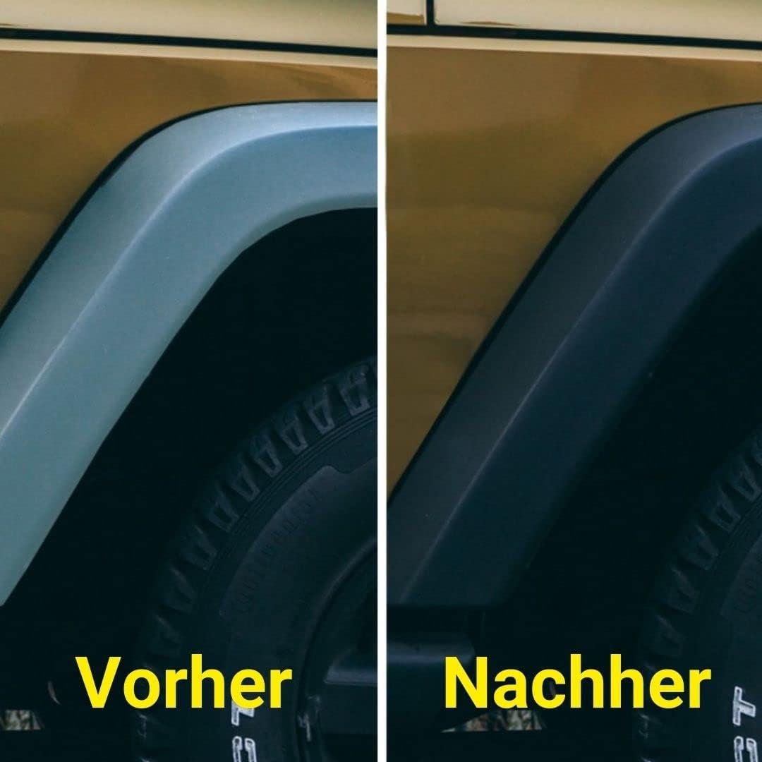 ATG Plastic Trim Restorer - Black Dye | Rubber, Vinyl and Plastic | Plastic Restorer fo cars exterior | Plastic Restorer for Cars | Plastic Restorer | Car Black Plastic Restorer | Car Trim Restorer | 2.5 oz