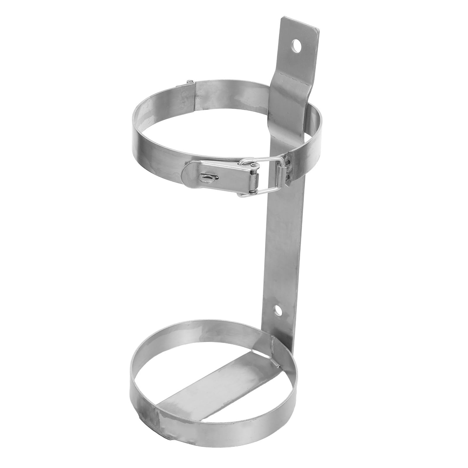 Alipis Soporte de Pared para Extintor de Incendios de 3kg en Acero Inoxidable Plata, Duradero y Fácil de Instalar para Protección Residencial y Áreas Públicas