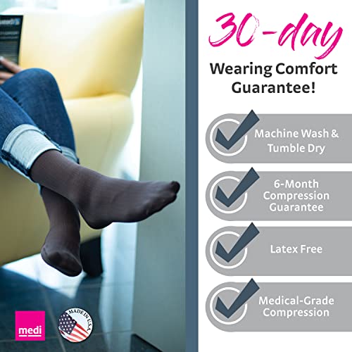 Image of mediven for women vitality, 20-30 mmHg, Calf High Stockings, Closed Toe
