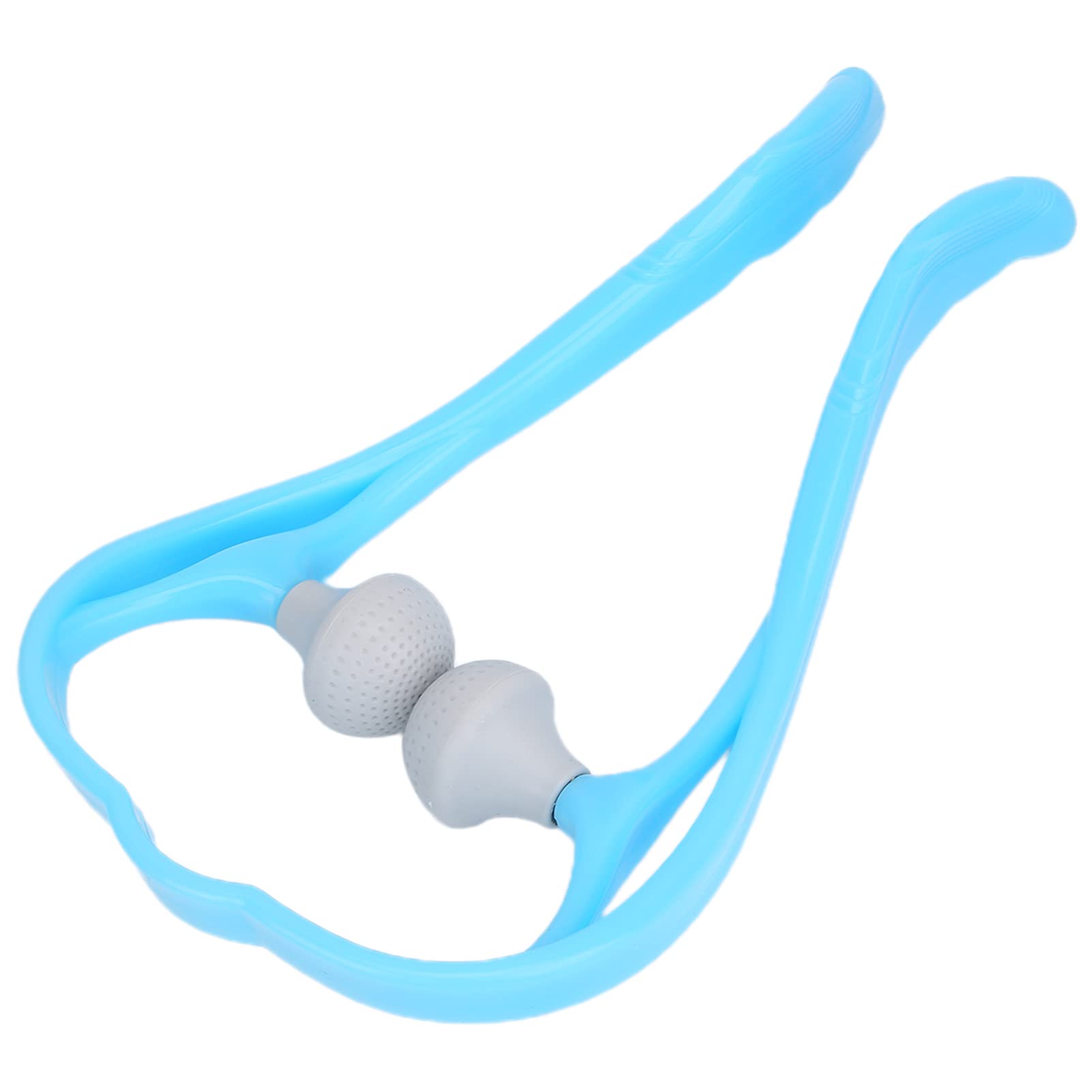 Nackenmassagegerät Zur Linderung von Nackenschmerzen und Verspannungen mit Ergonomischem Design für Büroangestellte und Studenten, 18 X 34 X 2 Cm (Blau)