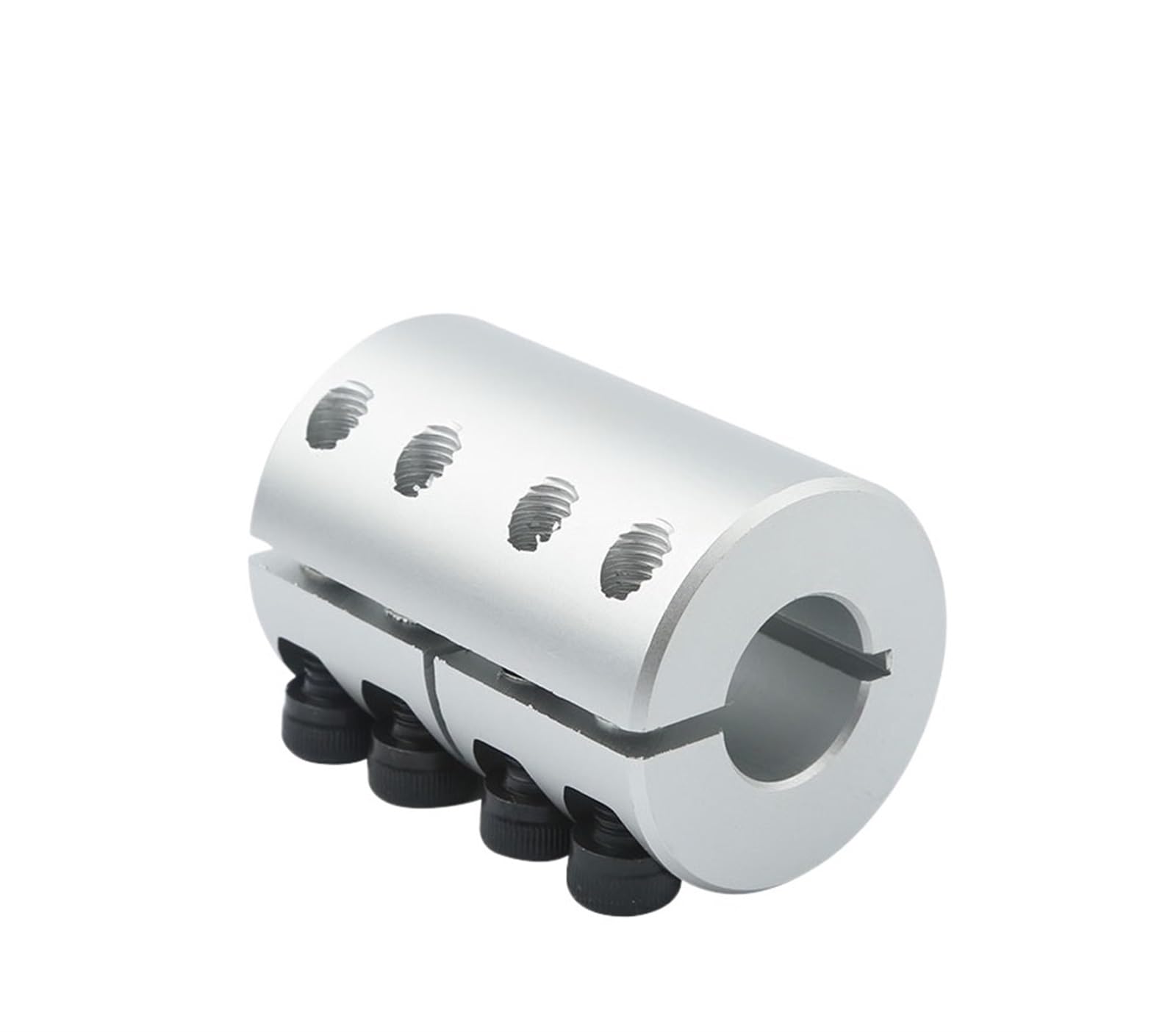 Rigid coupling,Stainless steel rigid coupling Rigid Shaft Coupler Connector Rigid Coupling L45XD32 L40 D25 6.35 8 10 12 14mm(D32xL45-12.7-14)