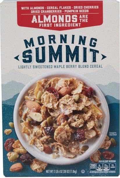 Morning Summit Granola Breakfast Cereal - 38 oz each, Pack of 2
