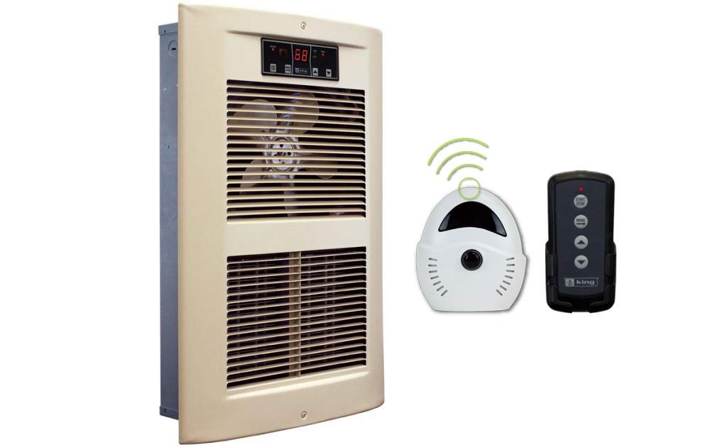 Amazon.com: KING LPW2445-ECO-AD-R LPW ECO2S Electronic 2-Stage Smart Wall  Heater, 2500-4500W / 240V, Almondine : Tools u0026 Home Improvement
