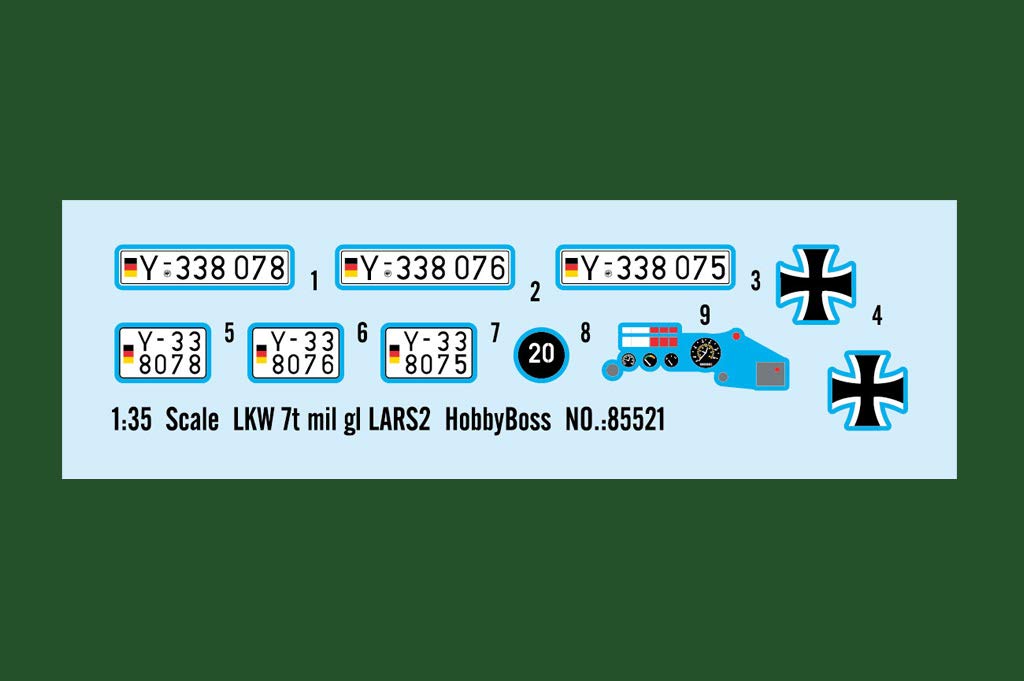 Hobby Boss 85521 Camión lanzamisiles LKW 7T mil GL LARS2