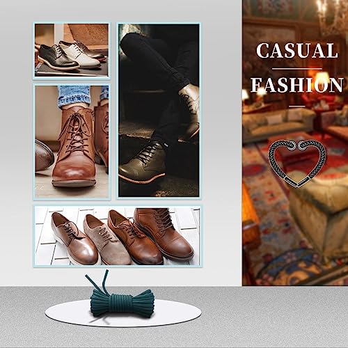 Vsudo Waxed Round 32" Black Dress Shoe Laces For Mens Dress Shoes, 1/8" Thin Formal Business Oxford Black Dress Shoe Strings For Dress Shoes, Black Shoelaces For Dress Shoes (2 Pairs-Black-080Cm) #TOP5