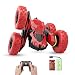 Remote Control Stunt Car - Sugoiti RC 4WD Off Road Rechargeable 2.4GHz 3D Deformation Racing Vehicle，Double Sided Rotating Tumbling 360 Degree Flips Off Road High Speed 7.5MPH Truck，Gift for Kid (Red)