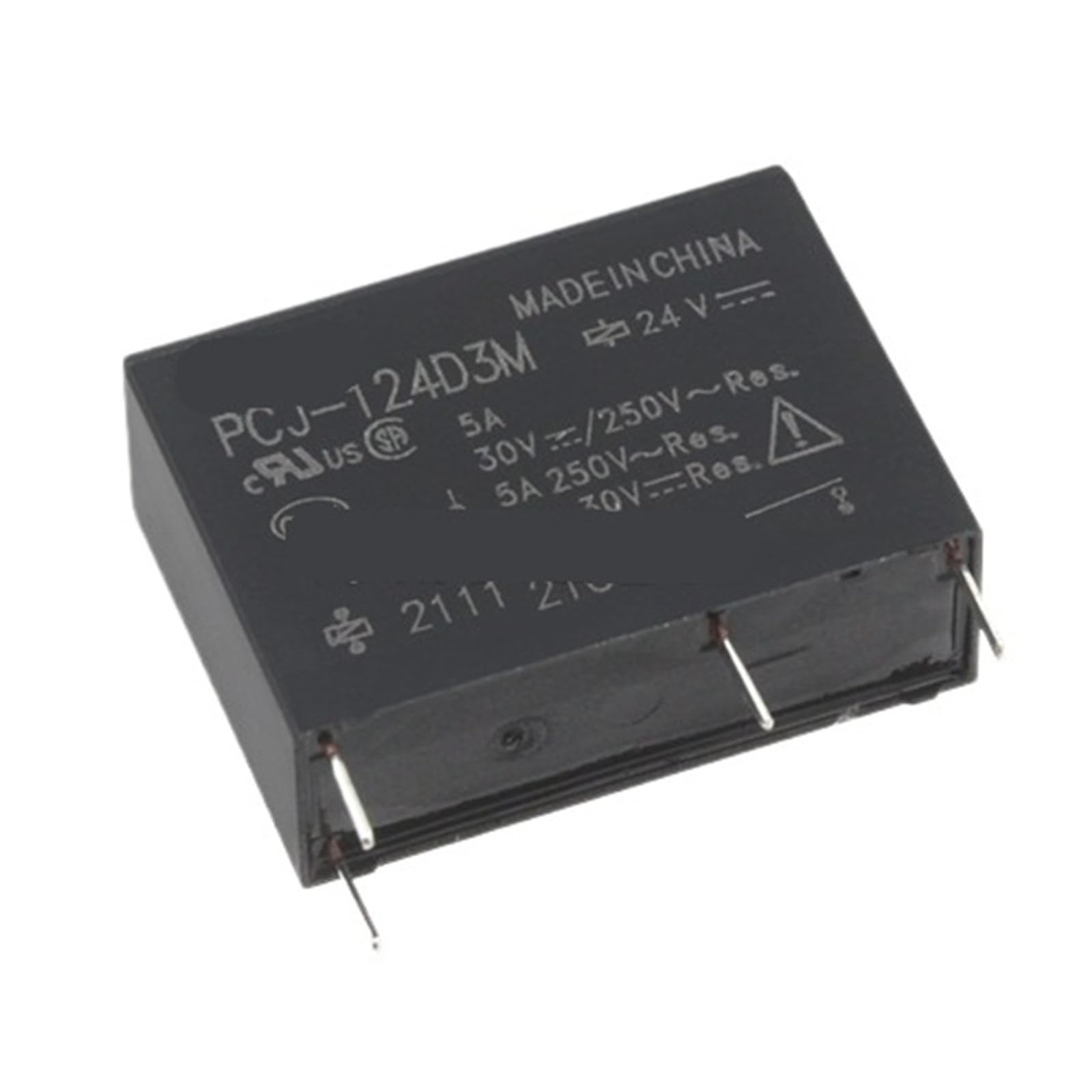 Relais de puissance PCJ-124D3M 24V 5A composant de rechange électronique 4 plots - 2