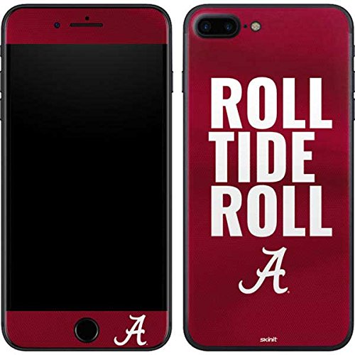 Skinit Decal Phone Skin Compatible with iPhone 8 Plus - Officially Licensed College Alabama Roll Tide Roll Design