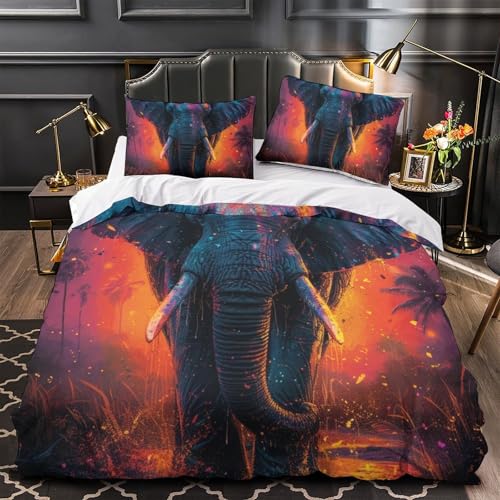 Housse de couette fourmis 3D King 220x240 en microfibre douce