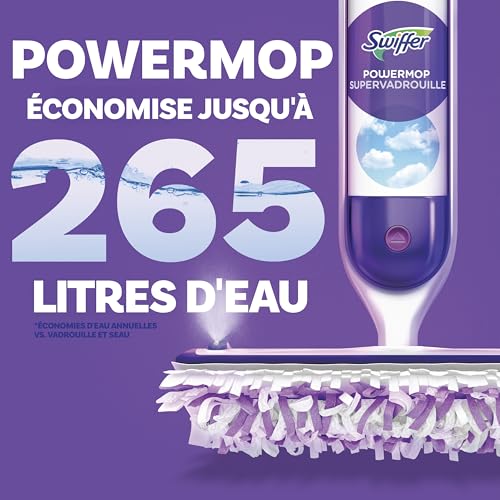 Swiffer PowerMop Floor Cleaning Solution with Unstopables Fresh Scent, 1.5 L Total (2 Count of 750 mL Each) view 7