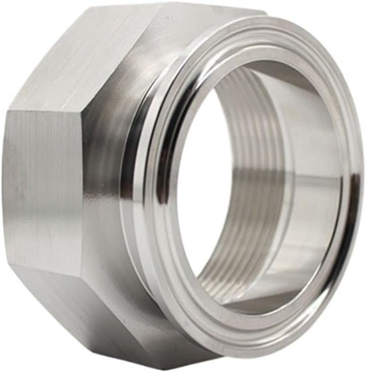 メスねじ 304 ステンレススチール サニタリー フェルール 六角パイプ